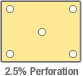 2.5% Perforation